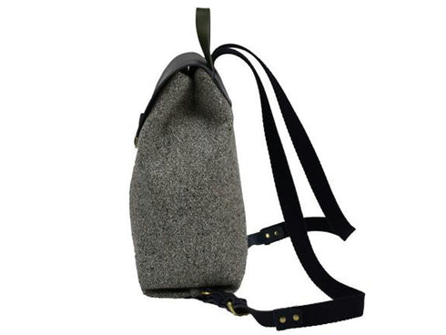 【豊岡鞄 カルド TN019MR ライトグレー/ネイビー】ミニリュック